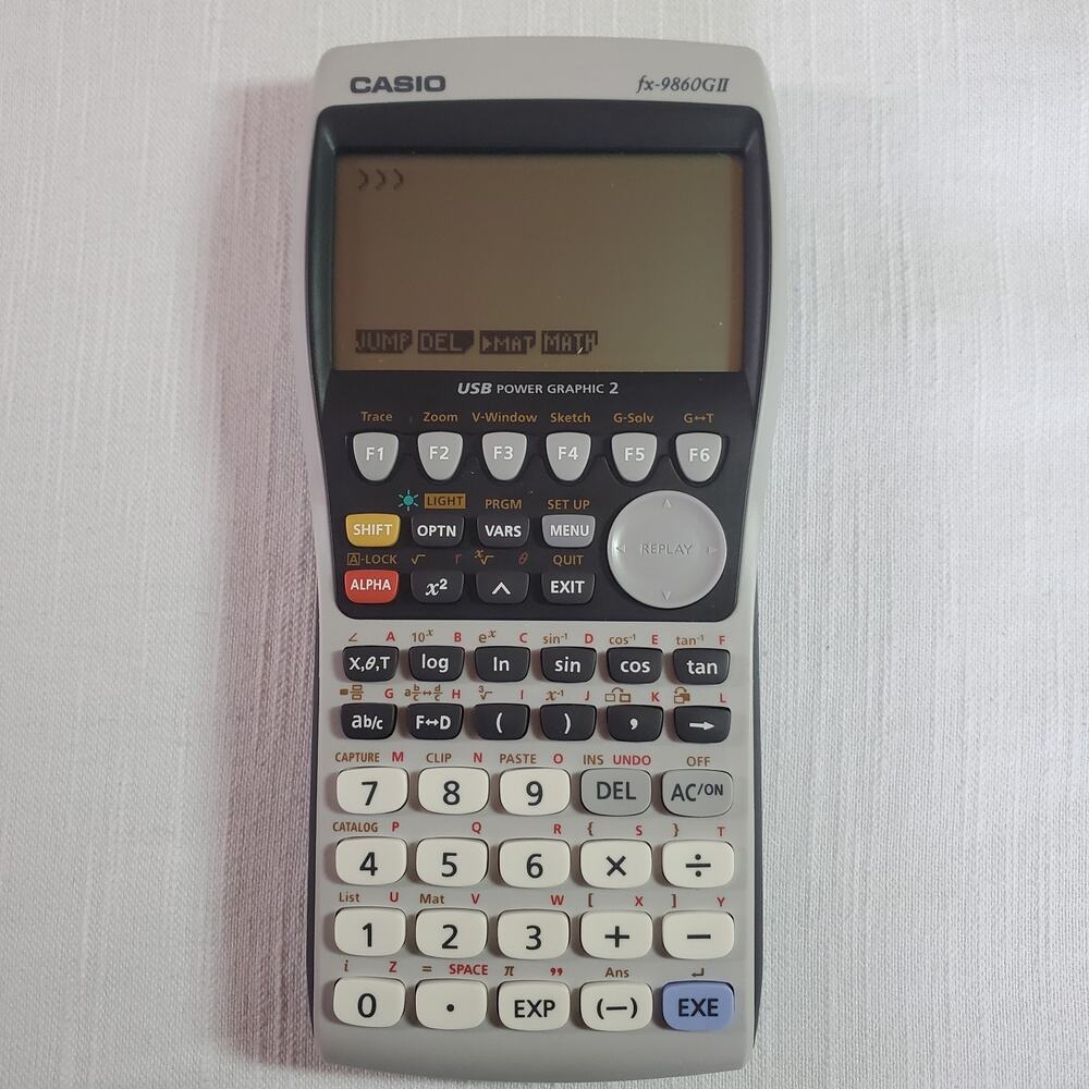 Casio fx-9860GII Graphic Calculator USB Power Graphic 2 High Contrast Display